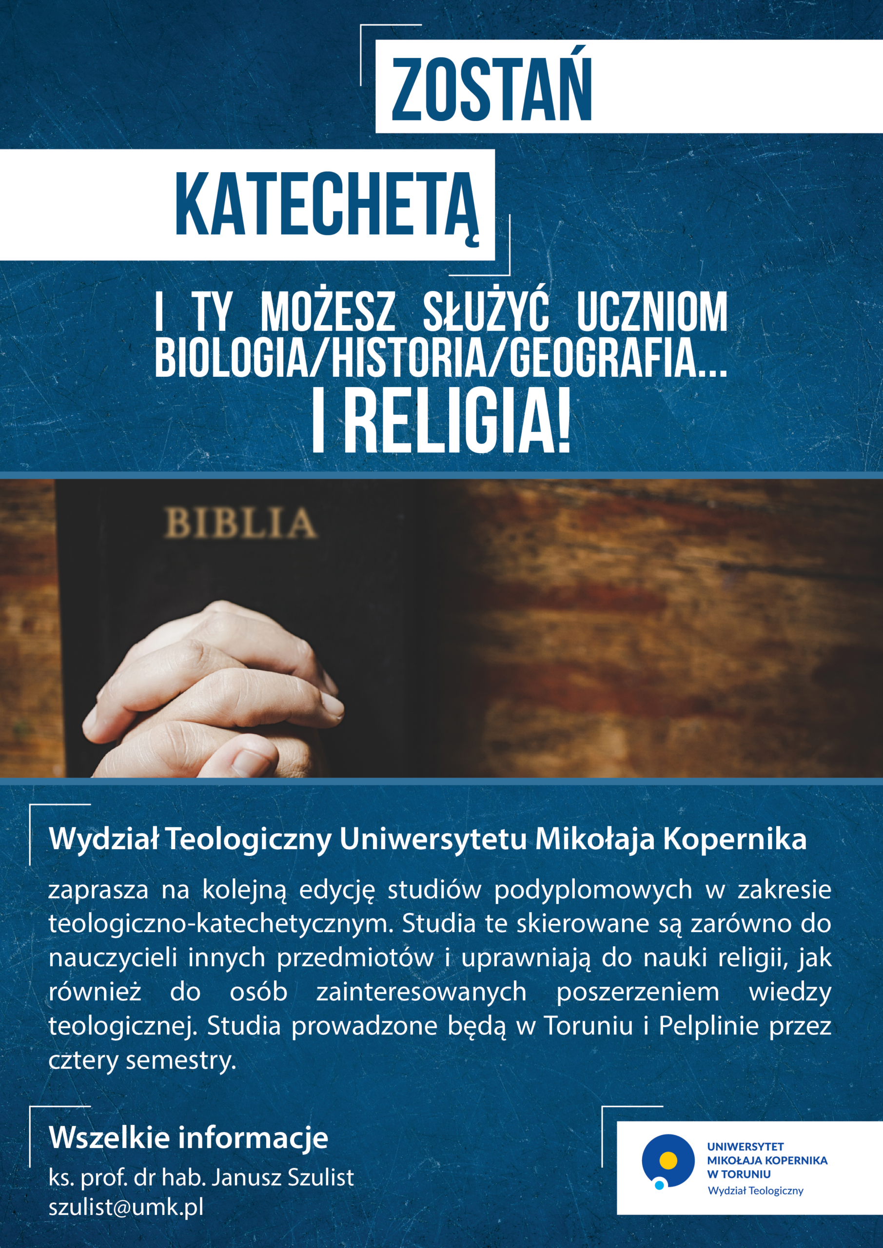 Thumbnail for the post titled: Zostań katechetą.